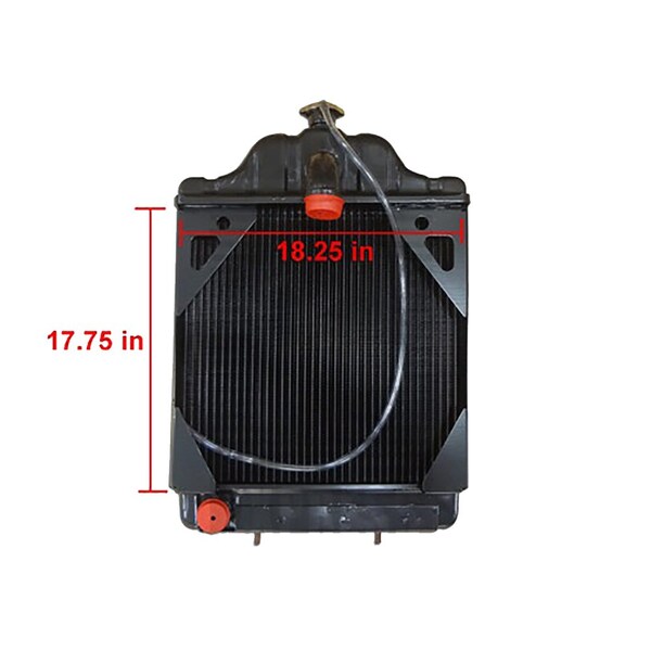 Aftermarket New Radiator Fits Case International Harvester 580CK 530CK 580B A35583 A39345 - main